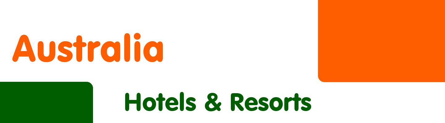 Best hotels & resorts in Australia - Rating & Reviews